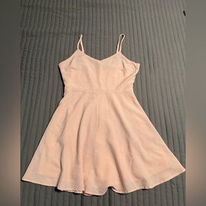 Forever 21 Light Pink Mini Dress with Spaghetti Straps